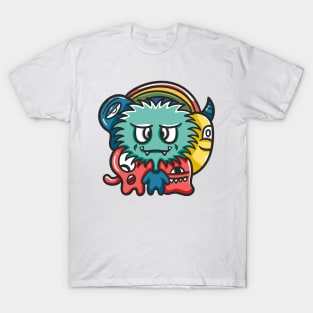 Alien Monster Doodle T-Shirt